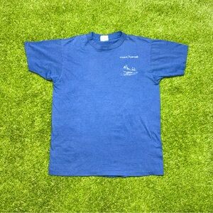 Vintage 80s Maui, Hawaii Single Stitch T-Shirt Men’s Size Large Navy Blue